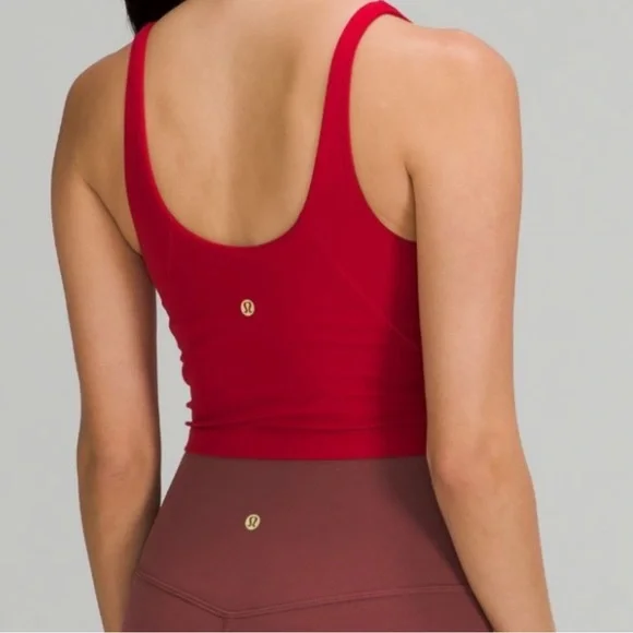 NWT Lululemon Lunar New Year Align Tank Top Dark Red Size 4 - Picture 8 of 8